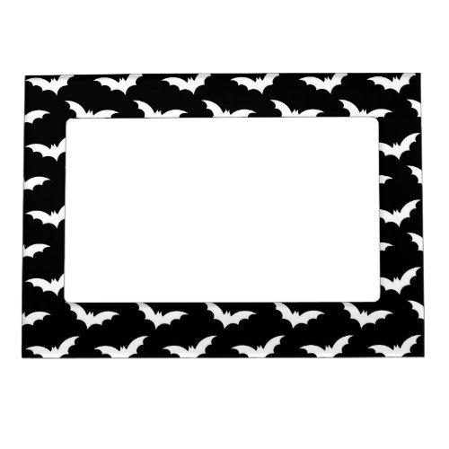 Halloween Spooky Bat Decoration Pattern Magnetic Frame