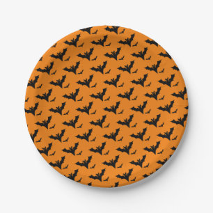 Halloween Spooky Bats Party Paper Plates