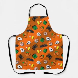 Halloween Spooky Candies Party   Apron