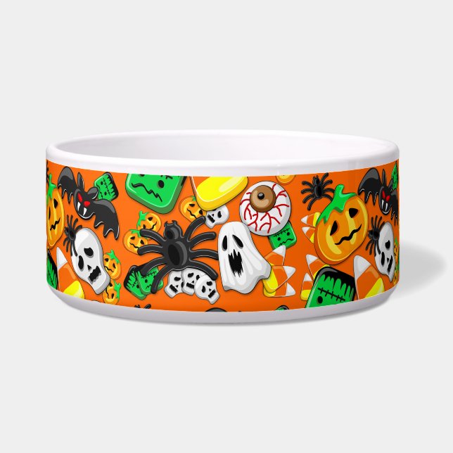 Halloween Spooky Candies Party     Bowl (Front)