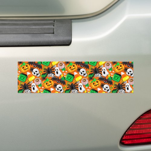 Halloween Spooky Candies Party    Bumper Sticker