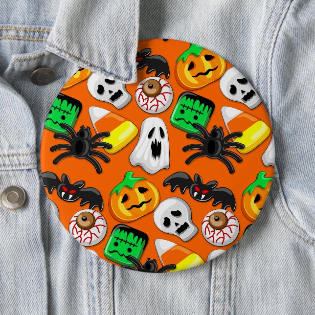 Halloween Spooky Candies Party     Button (In Situ)