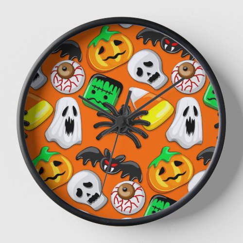 Halloween Spooky Candies Party     Clock