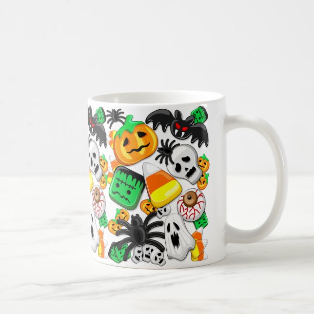 Halloween Spooky Candies Party    Coffee Mug (Right)