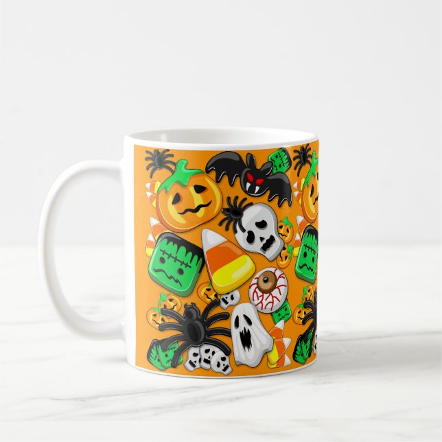 Halloween Spooky Candies Party  Coffee Mug (Left)