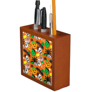 Halloween Spooky Candies Party Desk Organizer