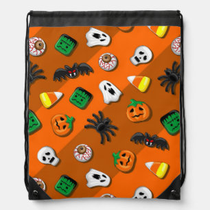 Halloween Spooky Candies Party     Drawstring Bag