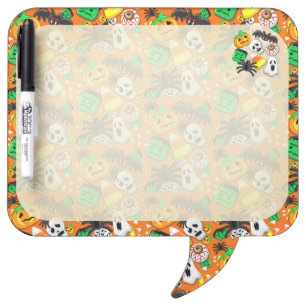 Halloween Spooky Candies Party Dry Erase Board