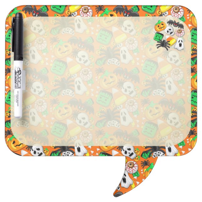 Halloween Spooky Candies Party     Dry Erase Board (Front)