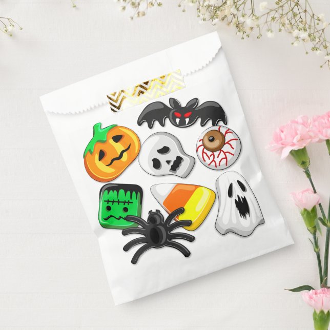 Halloween Spooky Candies Party    Favor Bag (Sealed)