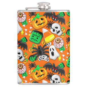 Halloween Spooky Candies Party     Flask