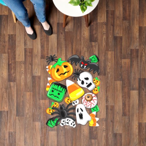 Halloween Spooky Candies Party    Floor Decals