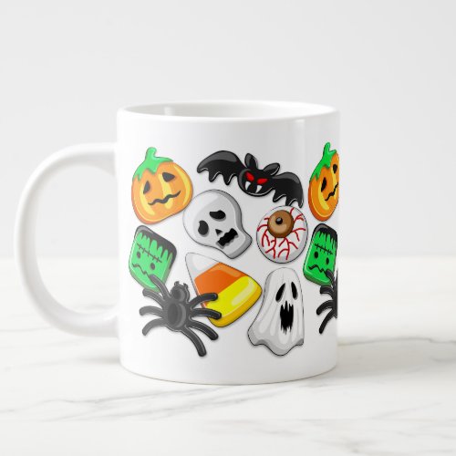 Halloween Spooky Candies Party    Giant Coffee Mug