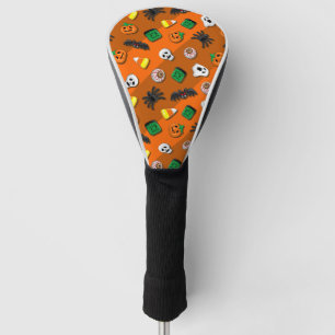 Halloween Spooky Candies Party Golf Head Cover