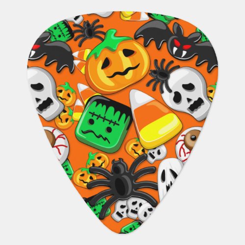 Halloween Spooky Candies Party    Guitar Pick