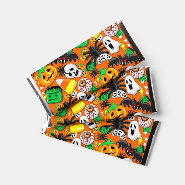 Halloween Spooky Candies Party    Hershey Bar Favors (Front)