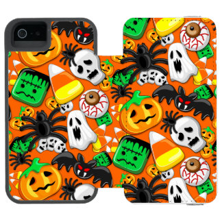 Halloween Spooky Candies Party iPhone SE/5/5s Wallet Case