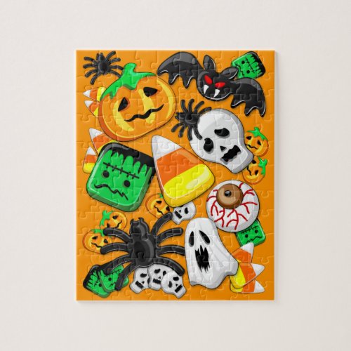 Halloween Spooky Candies Party     Jigsaw Puzzle