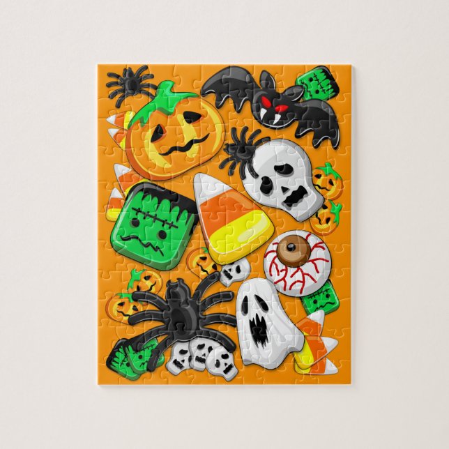 Halloween Spooky Candies Party     Jigsaw Puzzle (Vertical)