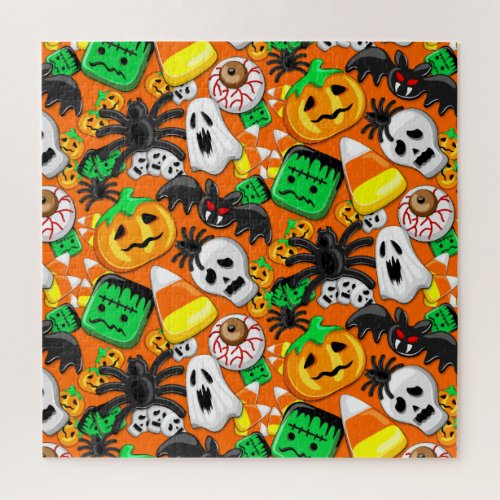 Halloween Spooky Candies Party    Jigsaw Puzzle