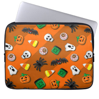 Halloween Spooky Candies Party Laptop Sleeve