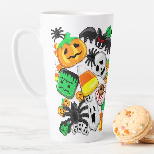 Halloween Spooky Candies Party     Latte Mug