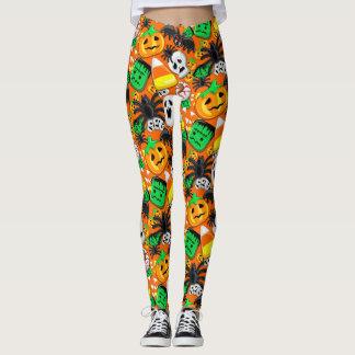 Halloween Spooky Candies Party    Leggings