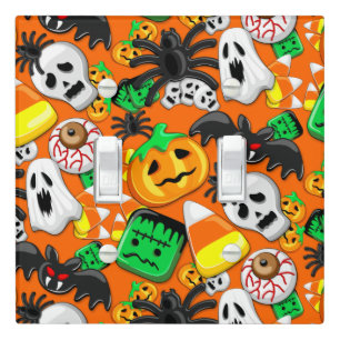 Halloween Spooky Candies Party    Light Switch Cover