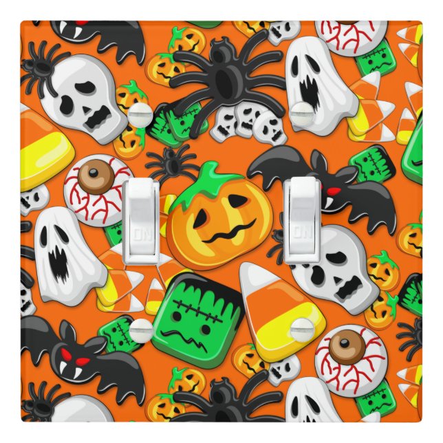 Halloween Spooky Candies Party    Light Switch Cover (In Situ)
