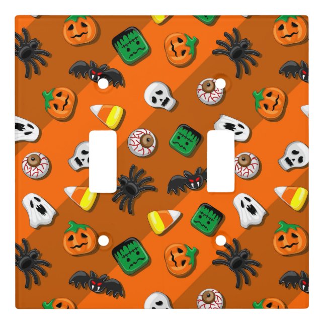 Halloween Spooky Candies Party    Light Switch Cover (Front)