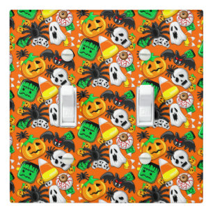 Halloween Spooky Candies Party     Light Switch Cover