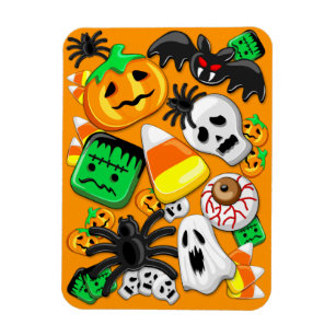 Halloween Spooky Candies Party     Magnet