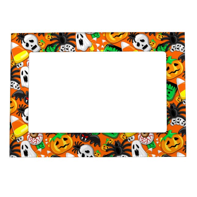 Halloween Spooky Candies Party    Magnetic Frame (Front)