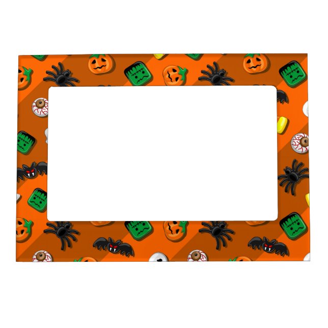 Halloween Spooky Candies Party     Magnetic Frame (Front)