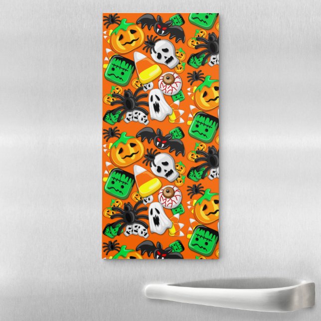 Halloween Spooky Candies Party     Magnetic Notepad (In Situ)