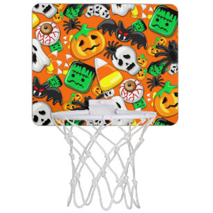 Halloween Spooky Candies Party Mini Basketball Hoop
