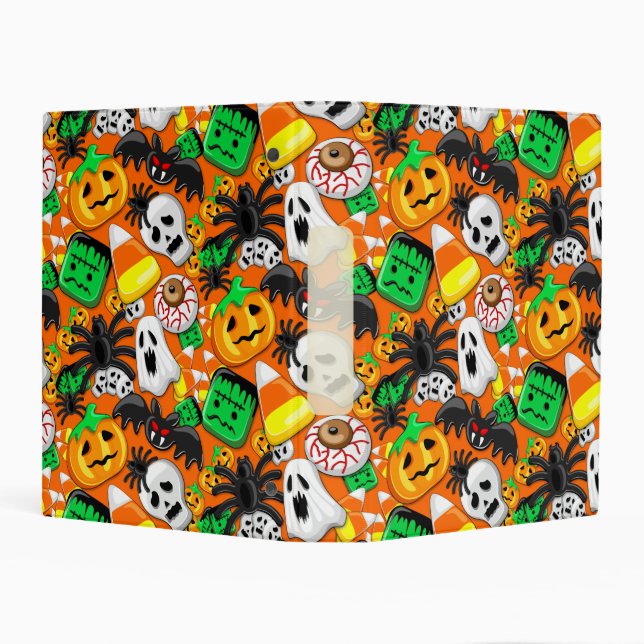 Halloween Spooky Candies Party    Mini Binder (Background)
