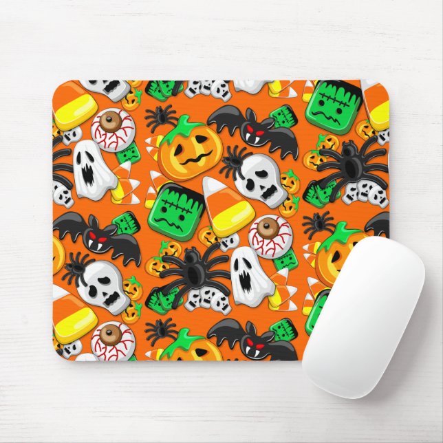 Halloween Spooky Candies Party     Mouse Pad (With Mouse)