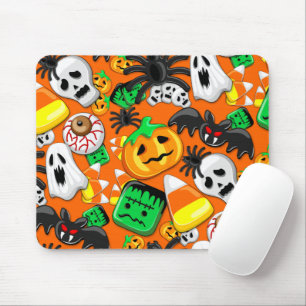 Halloween Spooky Candies Party Mouse Pad