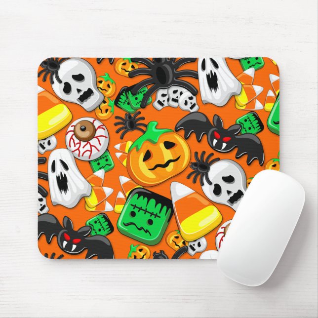 Halloween Spooky Candies Party    Mouse Pad (With Mouse)