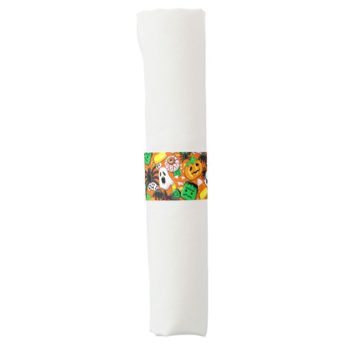 Halloween Spooky Candies Party    Napkin Bands