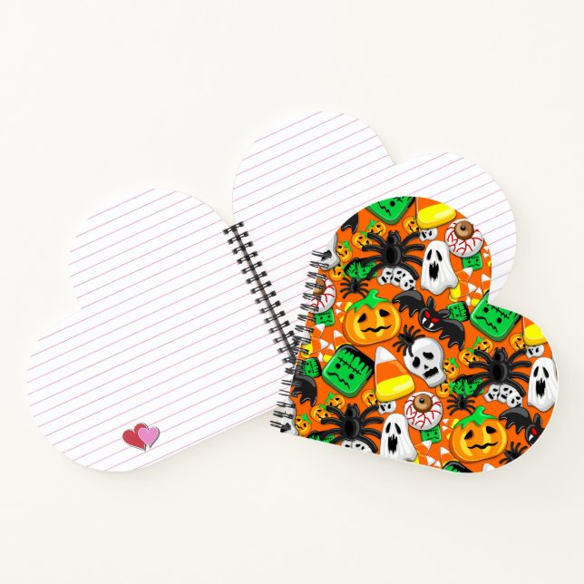 Halloween Spooky Candies Party    Notebook (Inside)