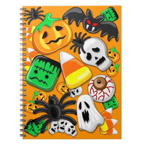 Halloween Spooky Candies Party   Notebook