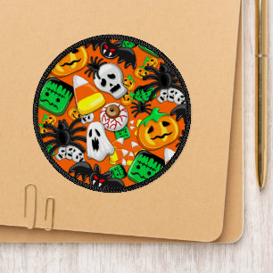 Halloween Spooky Candies Party Patch