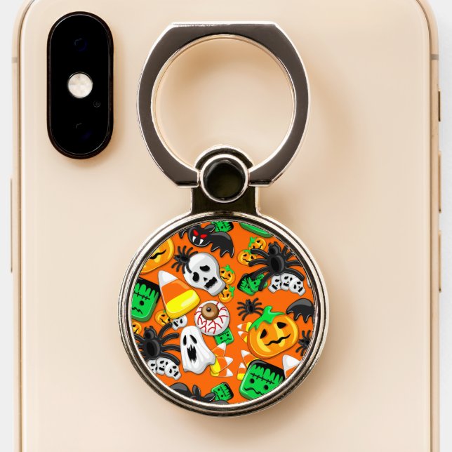 Halloween Spooky Candies Party    Phone Ring Stand (Close Up)