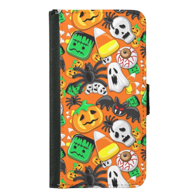Halloween Spooky Candies Party    Samsung Galaxy Wallet Case (Front)
