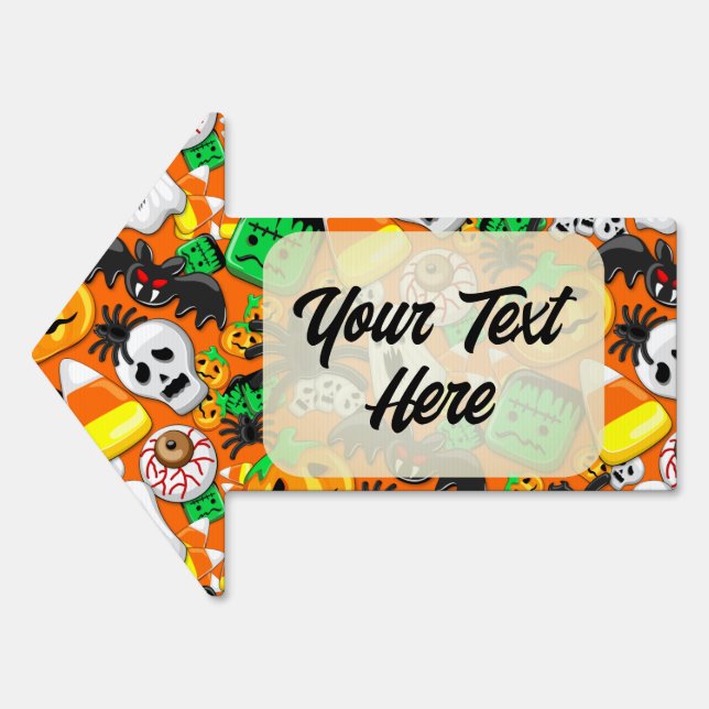 Halloween Spooky Candies Party    Sign (Front)