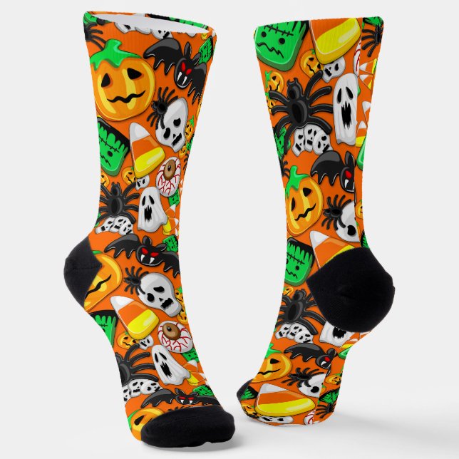 Halloween Spooky Candies Party    Socks (Angled)