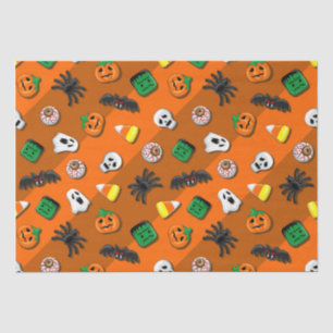Halloween Spooky Candies Party Tissue Paper
