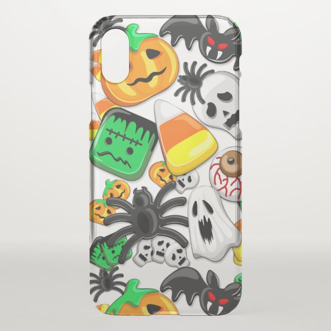 Halloween Spooky Candies Party    Uncommon iPhone Case (Back)